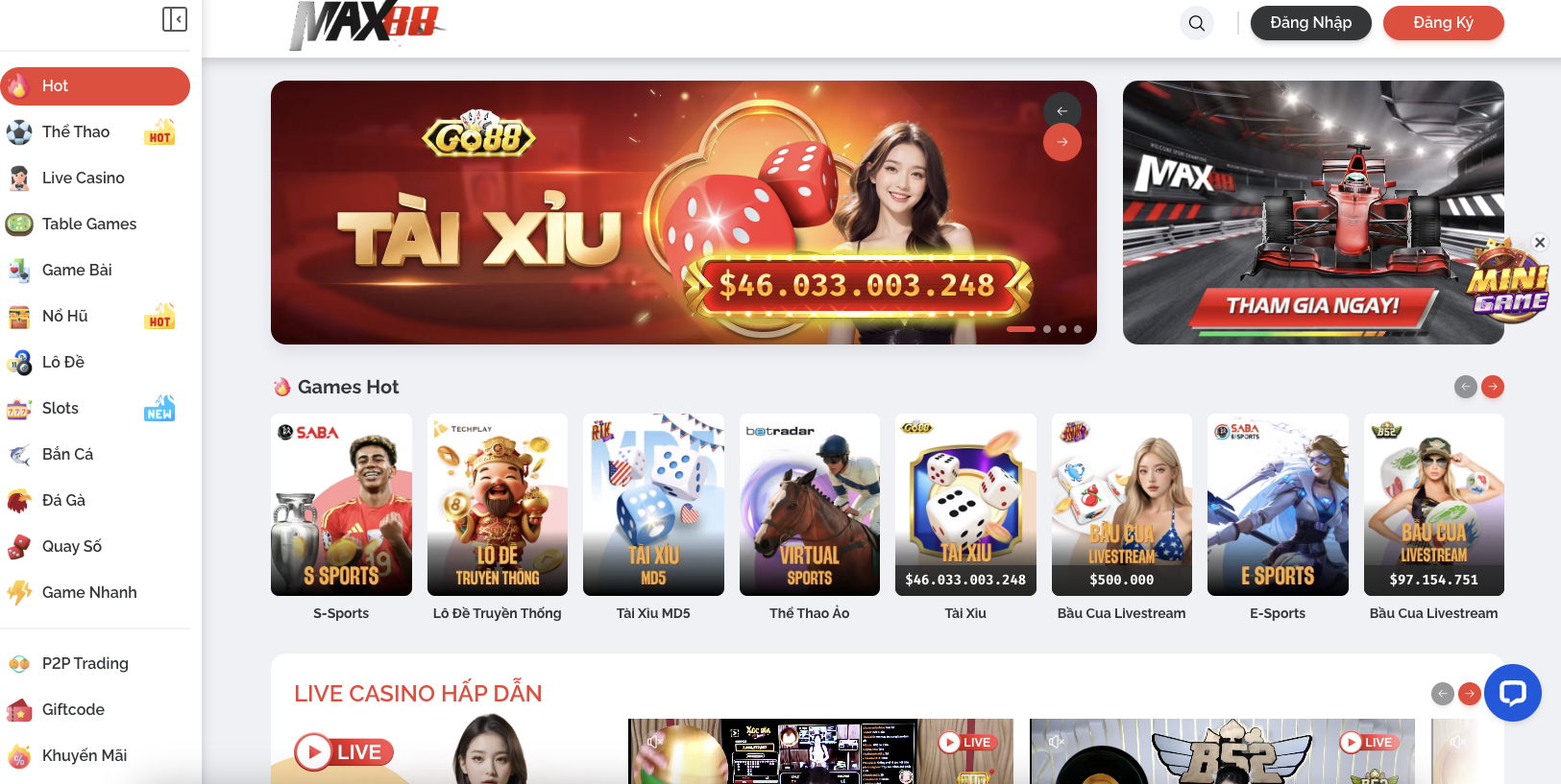 Nhà Cái Tặng Tiền Không Cần Nạp Max88 Là Gì?
