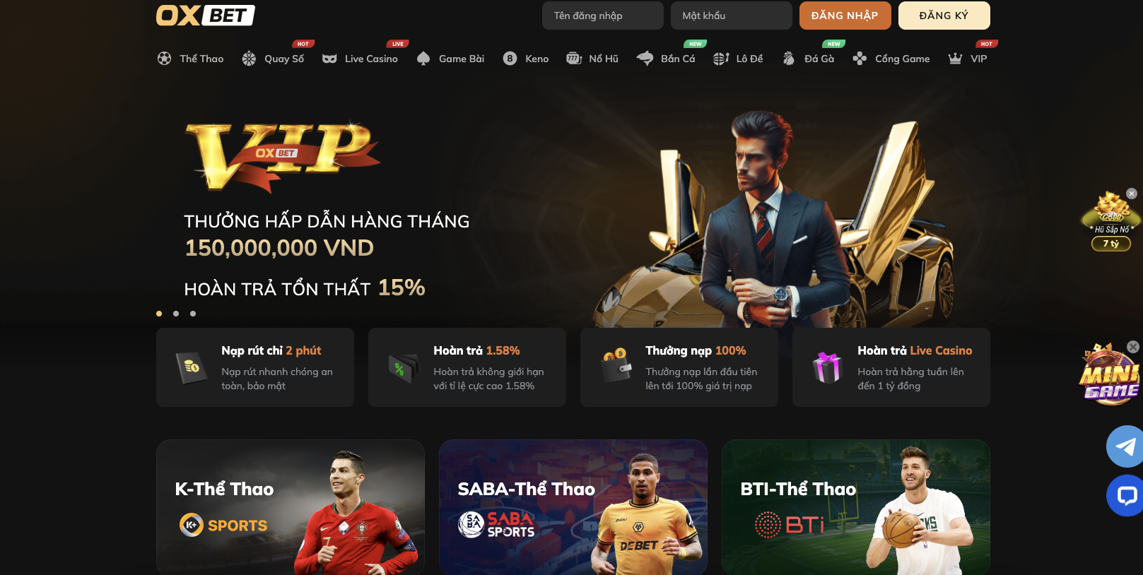 Nhà cái tặng cược miễn phí Oxbet là gì?